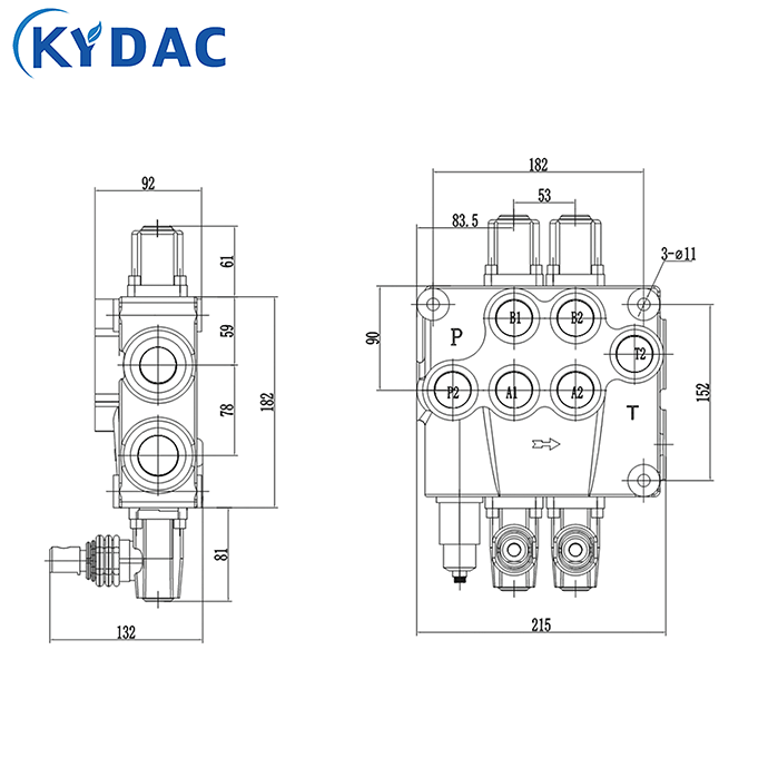 P120 Multi Way Directional Valve