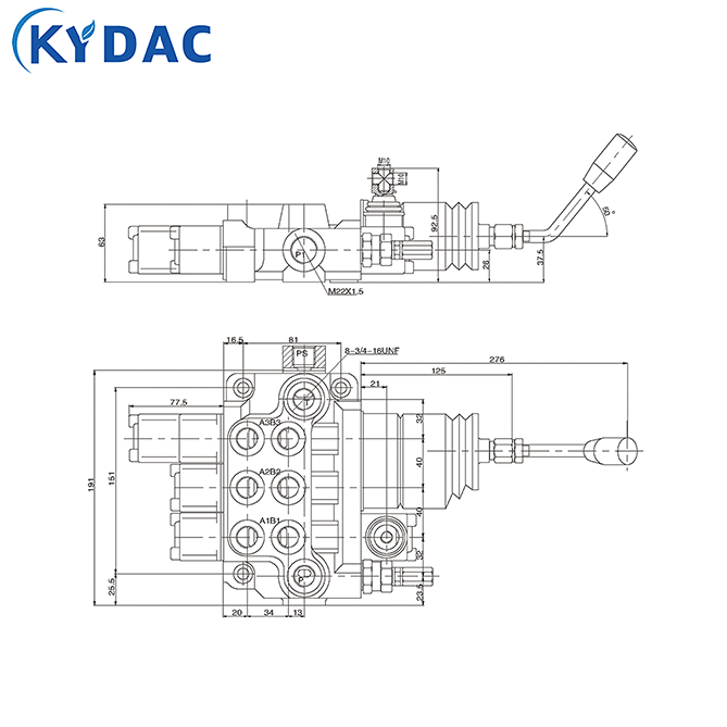 ZDL-15 Multi Way Directional Valve ZDL-15 Multi Way Directional Valve