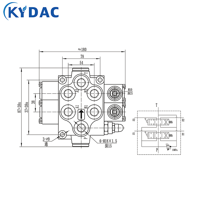 ZDL-20 Multi Way Directional Valve