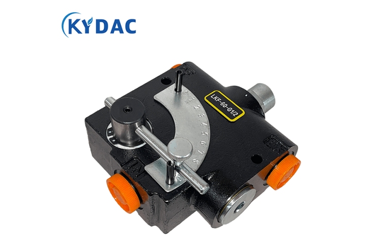 Restores precise motor speed control with Pressure Compensated Variable Flow Control Valve