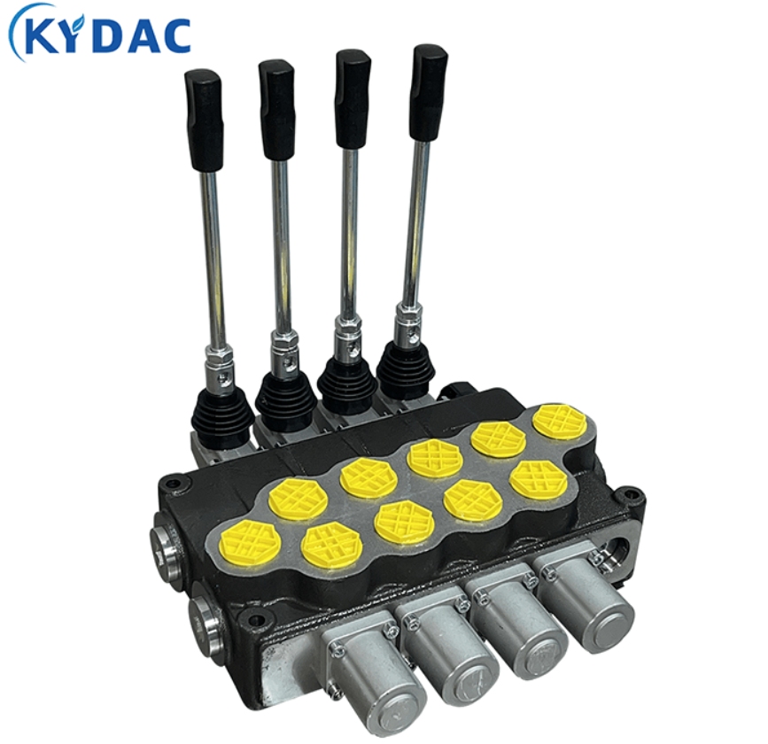 Proportional hydraulic valves enable smooth, precise multi-actuator motion control