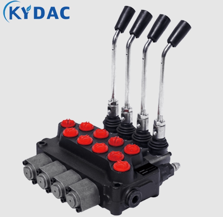 KYDAC DCV45 compact monoblock directional control valve for hydraulic systems