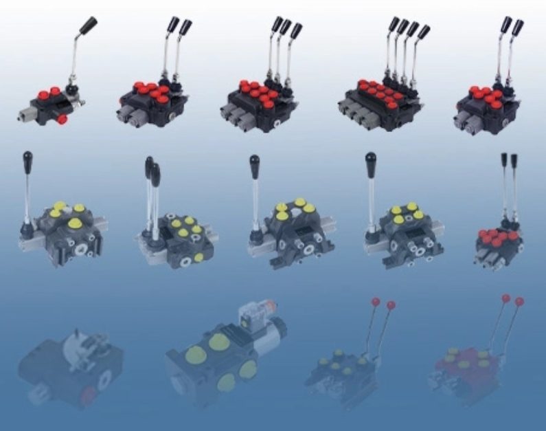 P series monoblock directional control valve body with machined spool passages